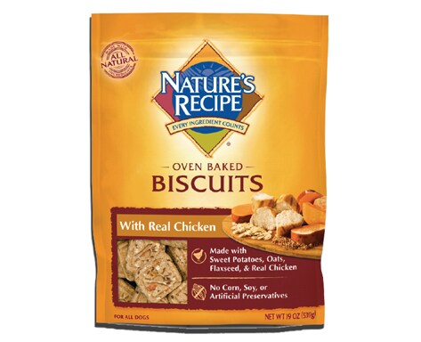 Nature's Recipe Recalls Oven Baked Biscuits with Real Chicken | Pet ...